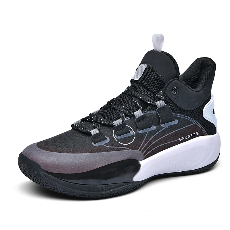 

2022 New Purple High top Men Basketball Shoes quality Designer Basket Shoes Men Women Professional Shock absorption Sneakers Man