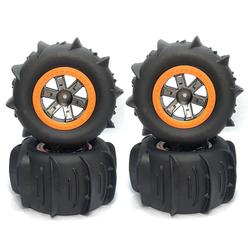 

4 шт. 110 мм весло шины Снег песок колесо запасные части для Hosim Xinlehong 9125 9116 9155 Wltoys 144001 124019 104009