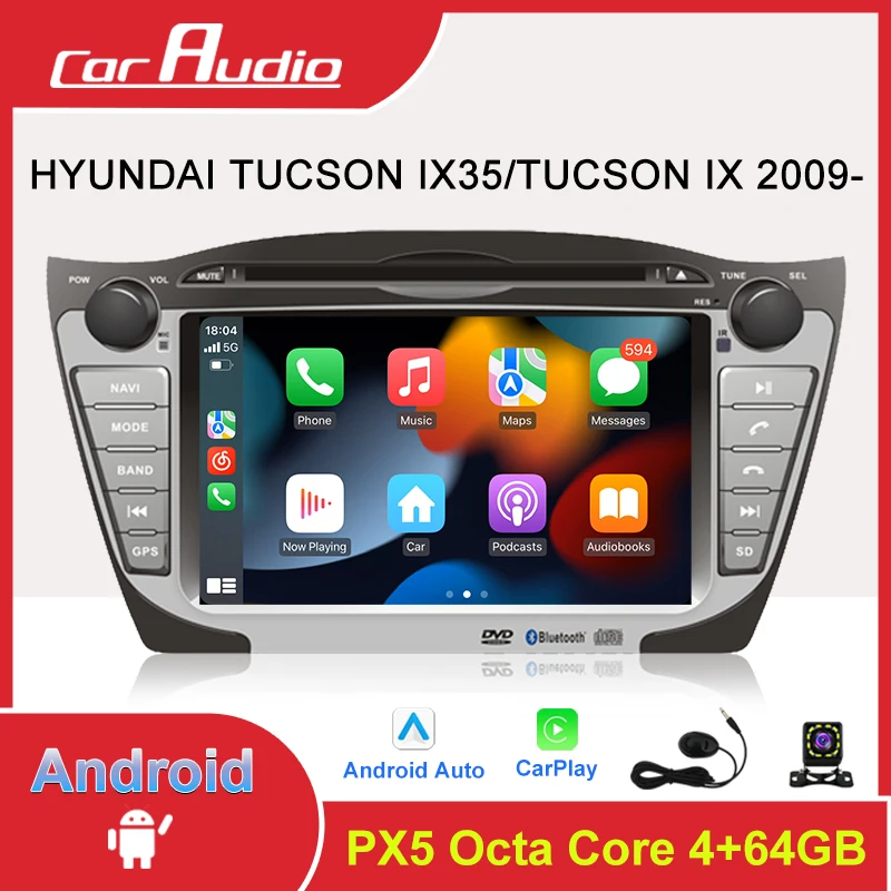 

Android Mobil Multimedia Pemutar for HYUNDAI TUCPON IX35/IX 2009-2015 2DIN Radio 4G WiFi Navigation GPS DSP Carplay Head Unit