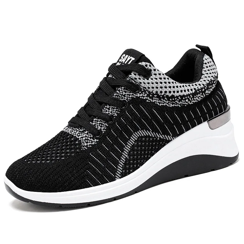 Shoes Women's 2022 Spring New Fashion Sneakers Casual Ladies Shoes Platform Thick-soled Lightweight Running Sneakers Shoes Women
