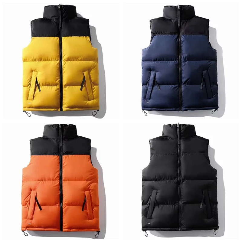 

New TNF puffer Men's Vest waistcoat men designs Women Winter Down Vests Bodywarmer waistcoats Mans Jacket puffer Feather Outwear