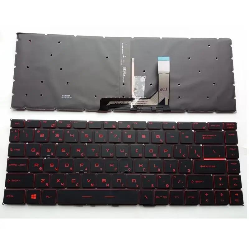 Новая клавиатура для ноутбука MSI GF63/GF63 8RD/GF63 8RC PS63 PS42 GS65 8RE/GS65 8RF/GS65 GS65VR MS-16Q1 MS-16Q2 MS-16Q3