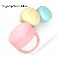 automatic page browsing mobile phone remote control ring liker phone bluetooth fingertip video controller giving swiper thumb up