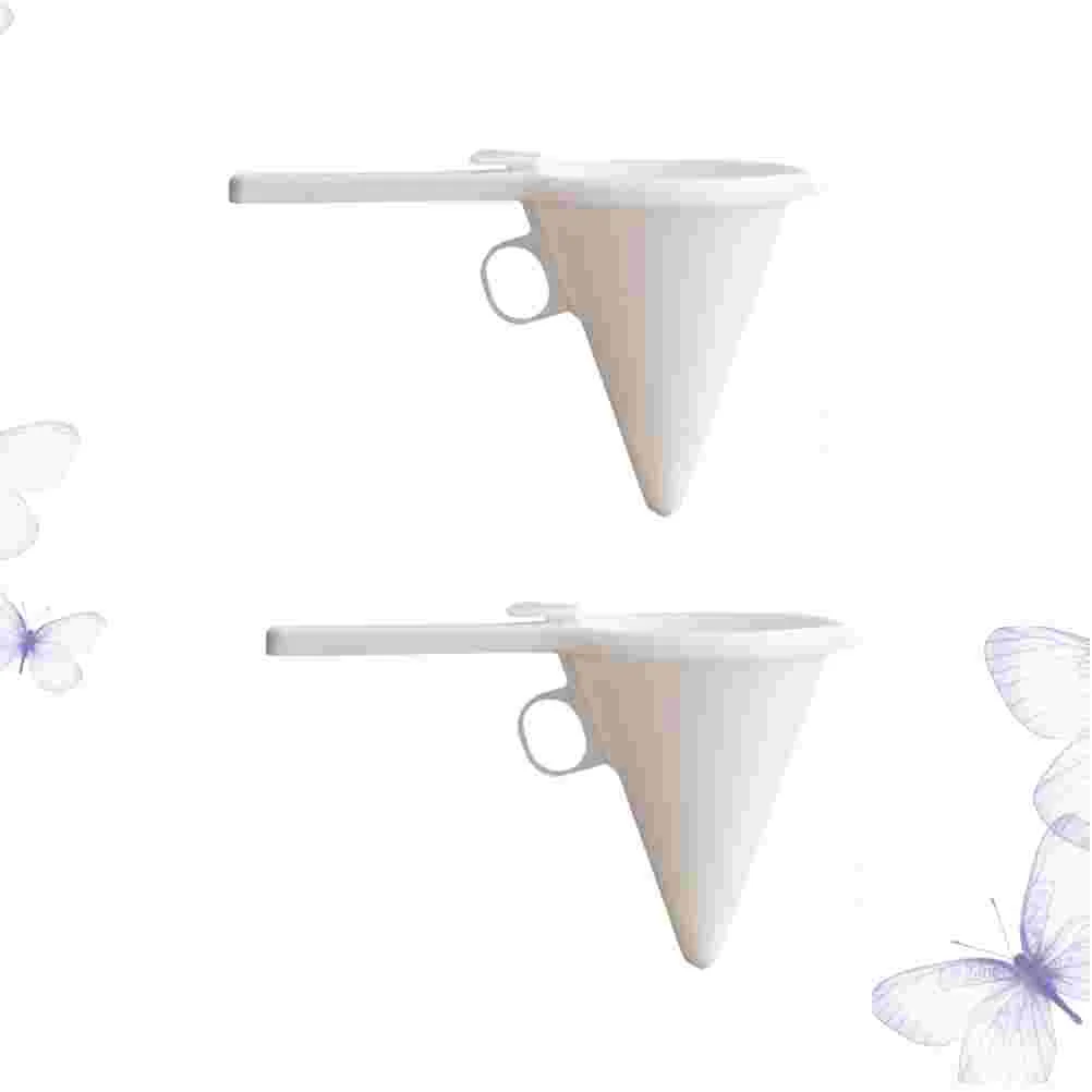 

2 Pcs Decorating Funnel Dispenser Funnel Baking Cake Decorating Funnel Chocolate Funnel