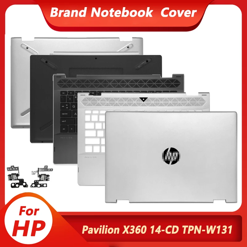 

NEW For HP Pavilion X360 14-CD 14-CD005NS TPN-W131 LCD Back Cover/Palmrest Upper Top Case/Hinges/Bottom Case L22239-001 Touch