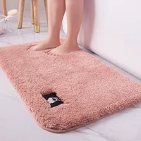 50*80cm high pile bathroom door absorbent pad, floor mat, bedroom non-slip mat 60*90cm kitchen mat  floor mat  doormat  carpet