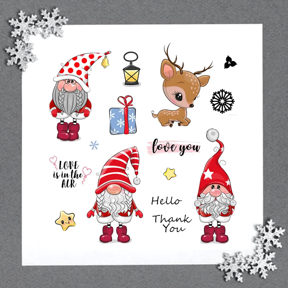 Рождественская елка/Девочка/Милая свинка прозрачные штампы и пресс-формы для DIY