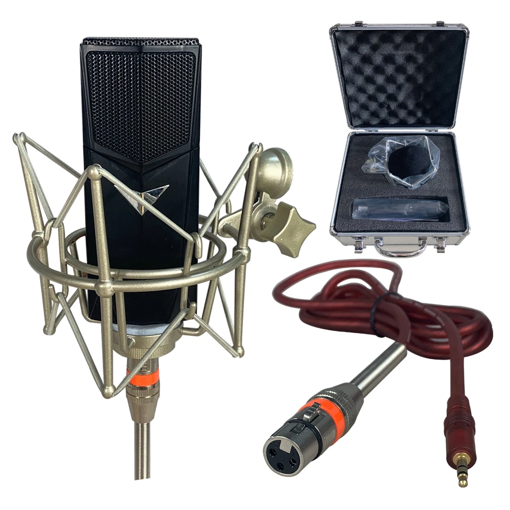 

Live Recording Broadcast Microphone For Studio Microphone Condenser Kit Complete for Online Chatting Meeting Singing Microphone