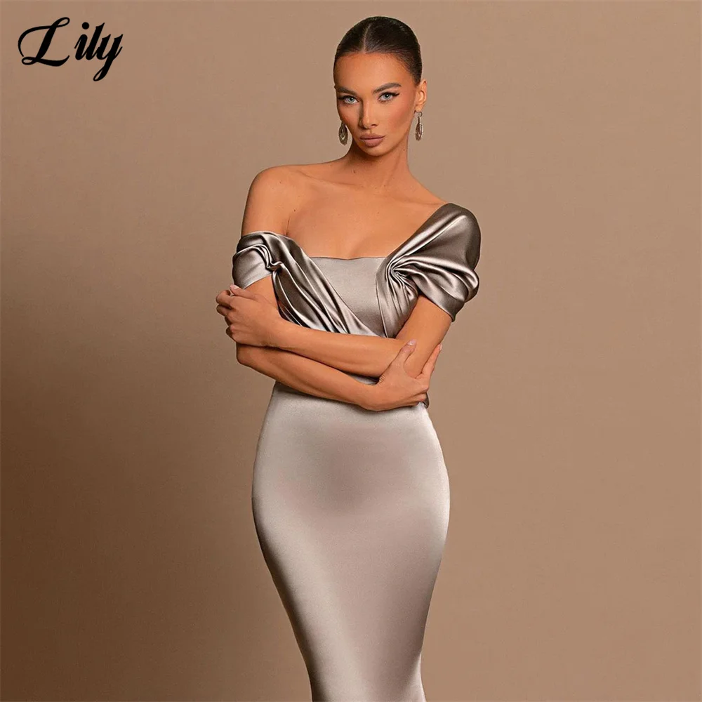 Вечерние платья с открытыми плечами Lily 2023 сексуальное Пятнистое платье русалки