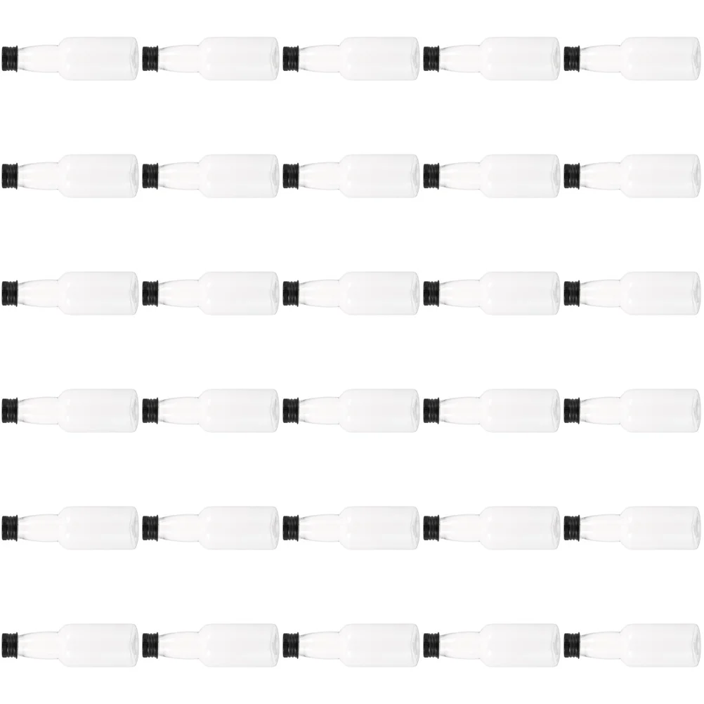 

30 Pcs Bottle Outdoor Supply Juice Bottles Caps Drift Mini Condiment Reusable Beverage Drinking Soy Sauce Vinegar Glass Shot