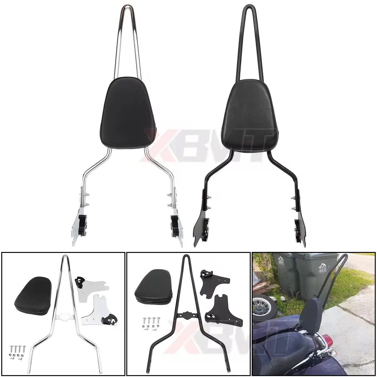 Фото Спинка для мотоцикла для Harley Touring Road King FLHT FLHX FLTR Street Electra Glide 1997 1998 1999 2000 2001-2008 №1