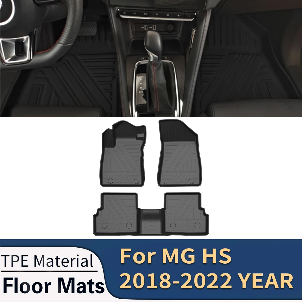 

Коврики для автомобиля MG ZS 2017-2022, всесезонные коврики для ног из ТПЭ без запаха, коврик для подноса, аксессуары для интерьера