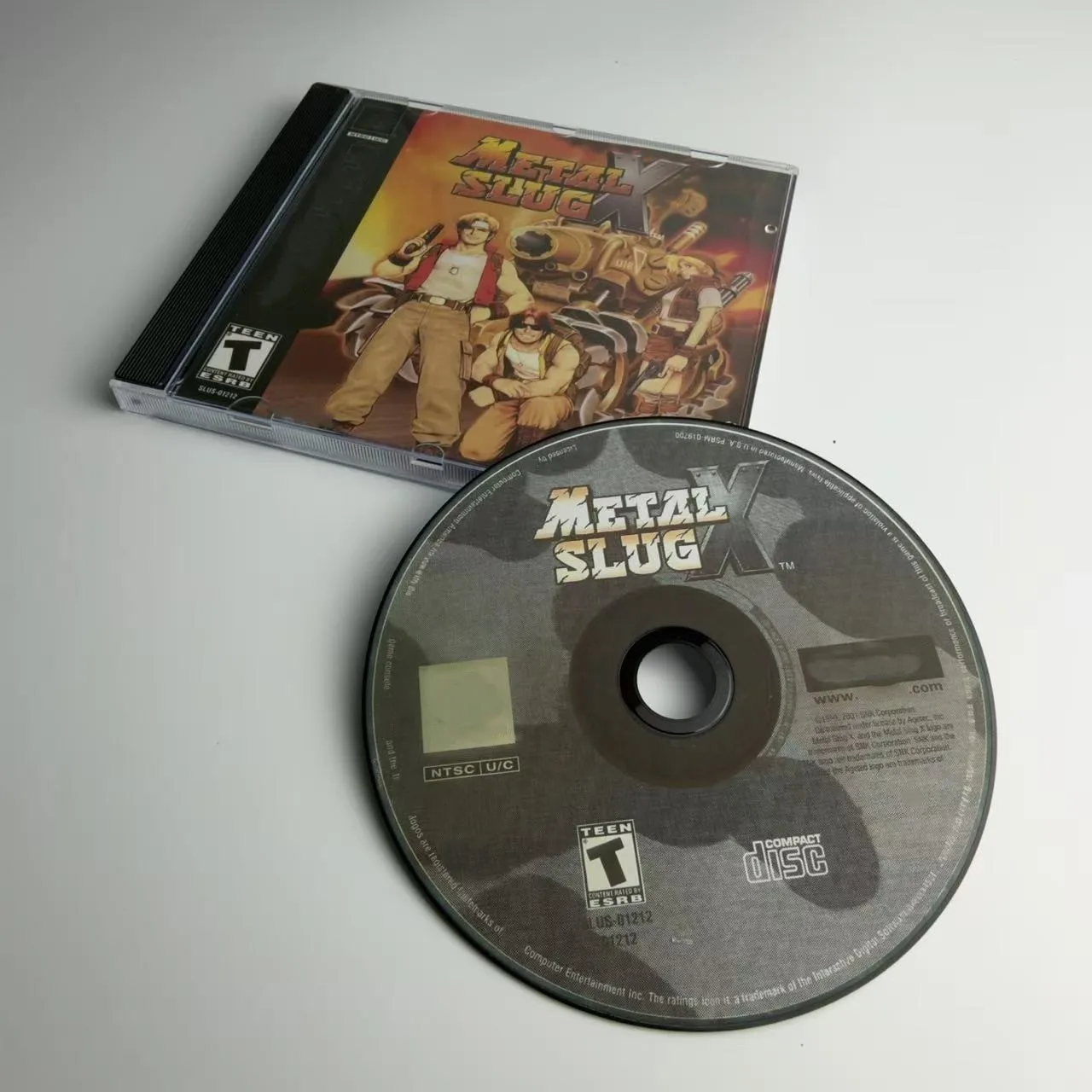 Высококачественный репродукционный диск для PS1: Metal Slug X (версия для США с вибрацией, без инструкции) (art.: 3920dbcb25023) - 3920dbcb25023