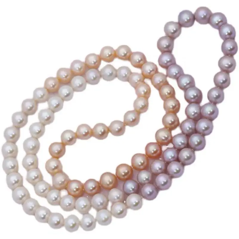 Gorgeous 8-9mm South Sea Multicolor Pearl Necklace 38