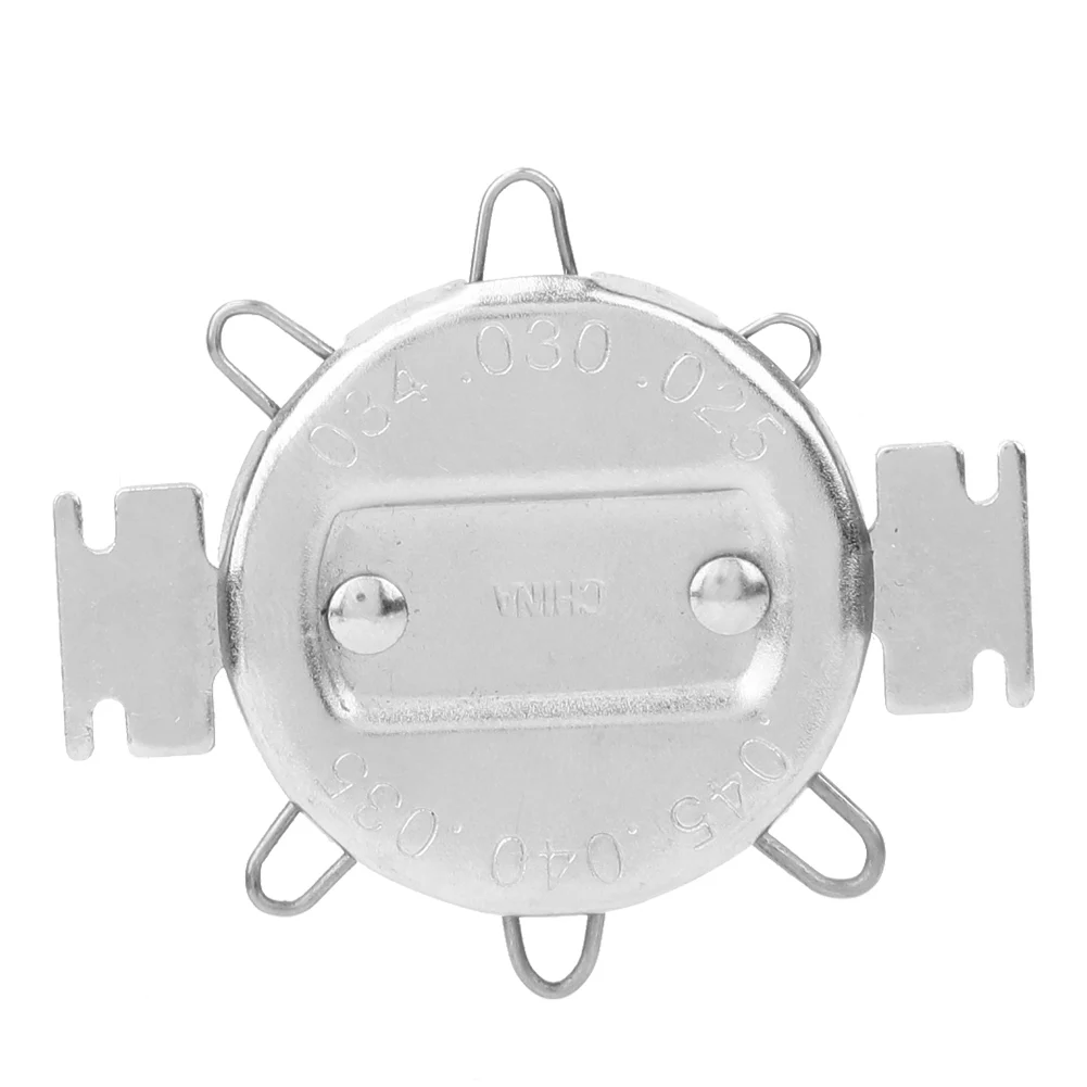 

0,025 Открывалка для свечей зажигания, Датчик зазора свечи зажигания Метрический дюймовый щепор Инструмент для регулировки зазора