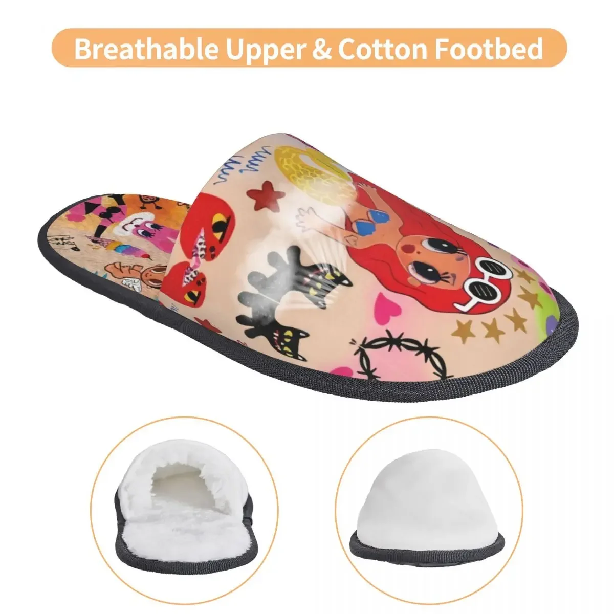 Женские домашние тапочки из пены с эффектом памяти