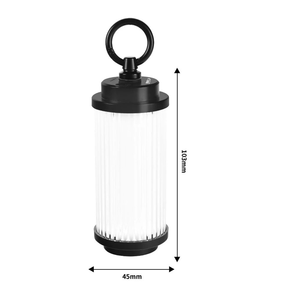 LED Atmosphere Lamp 3 Modes Portable Working Light Stepless Dimming Rechargeable 4500mAh Battery for Hiking Fishing Emergency images - 6