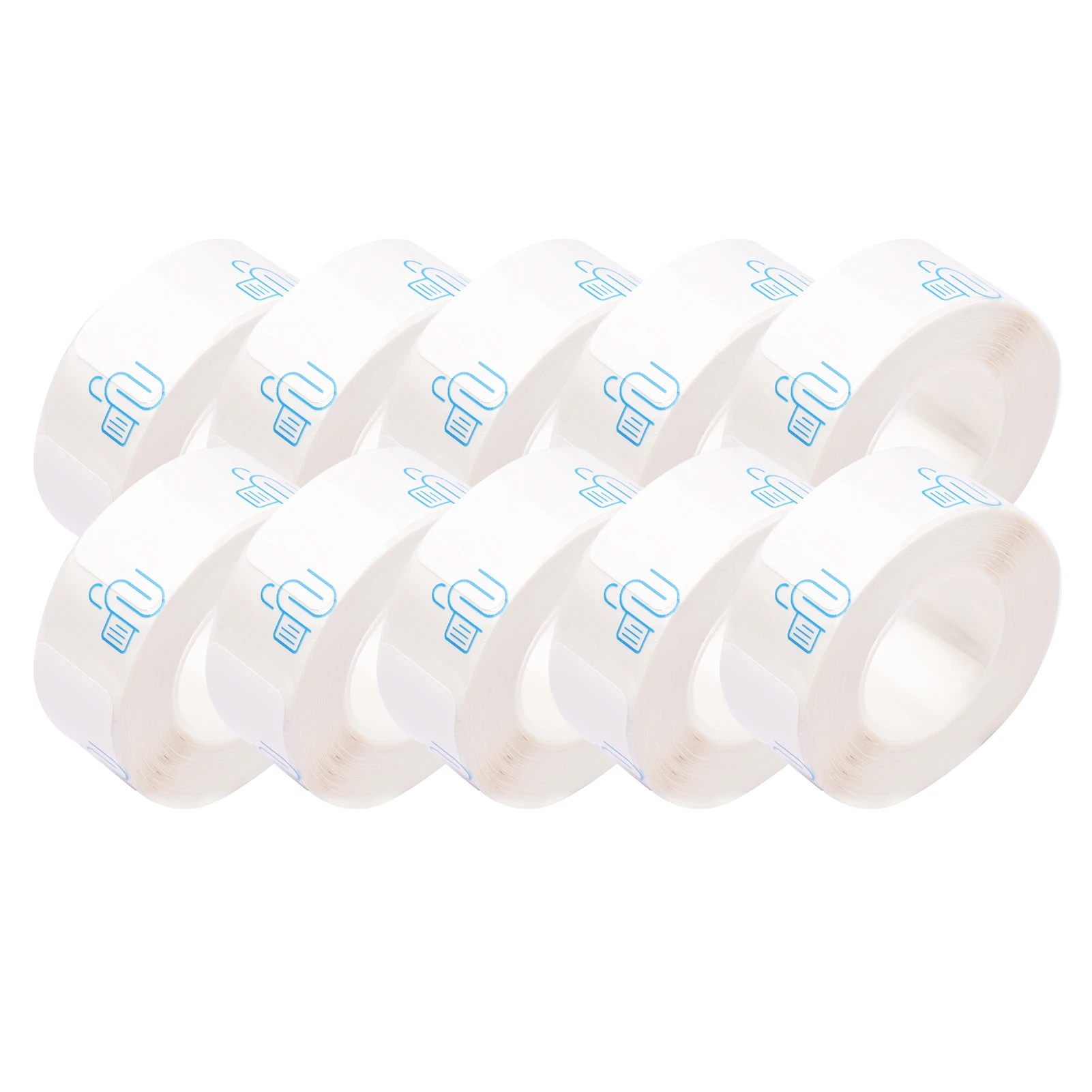 

10 Rolls Waterproof Thermal Labels 15x30mm Self-adhesive Label Stickers Support Thermal Print for 15P1 Label Printer