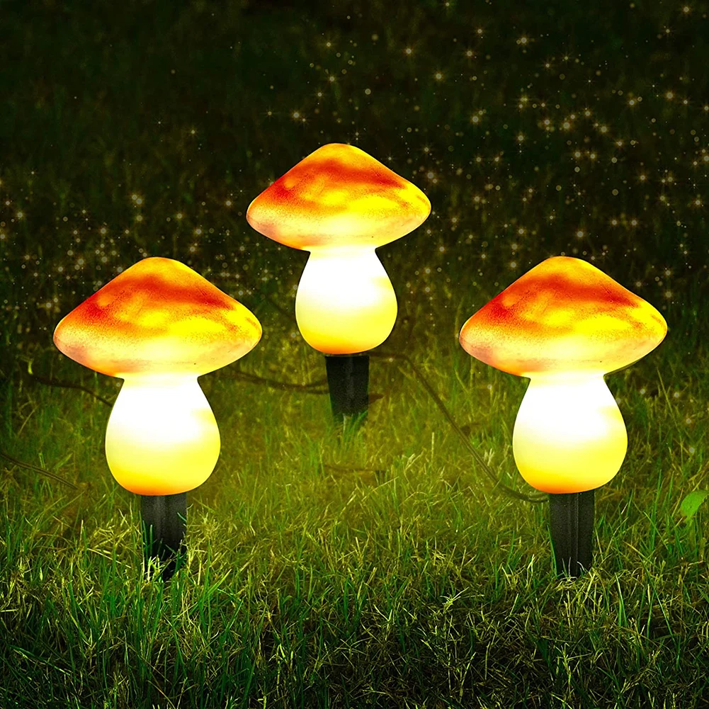 

Декоративный уличсветильник светильник с питанием от солнца, светодиодное освещение с питасветодиодный от солнечных батарей в виде грибов...