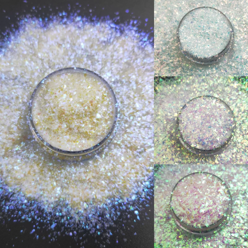 

Nail Art Mixed Glitter Holographic Chunky Iridescent Irregular Nail Sequins Flakes Sparkly Decorations Manicure Dust