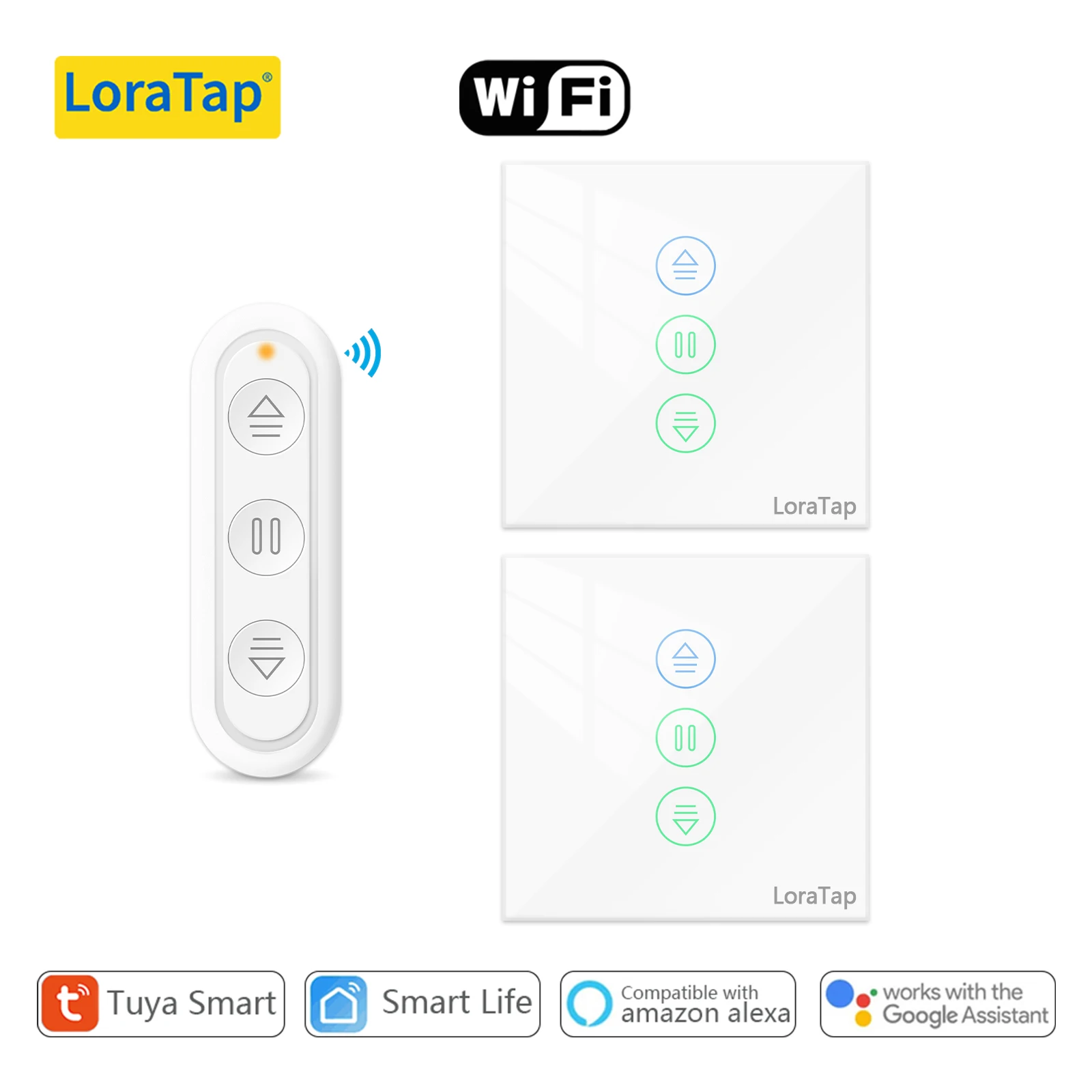 

LoraTap Умный электрический выключатель для штор Wi-Fi белый