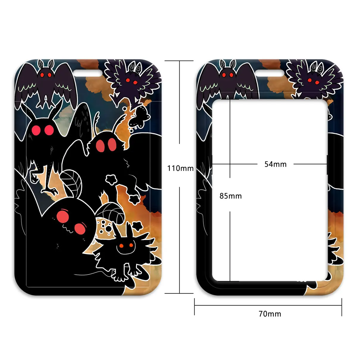 Страшный Мужской шнурок для ключей чехол удостоверения личности бейдж держатель