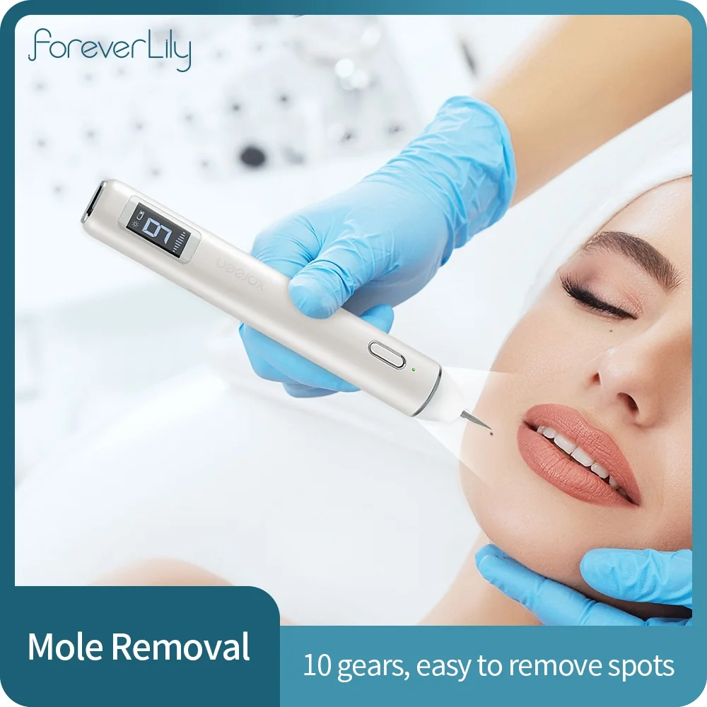 

10Gears LCD Laser Plasma Pen Mole Removal Machine Freckle Dark Spot Remover Skin Wart Tag Tattoo Removal Home Salon Beauty Tool