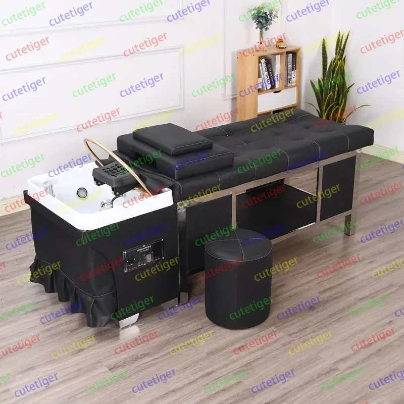 Шампунь для волос мобильная кровать массажа головы спа фумигационный массажер