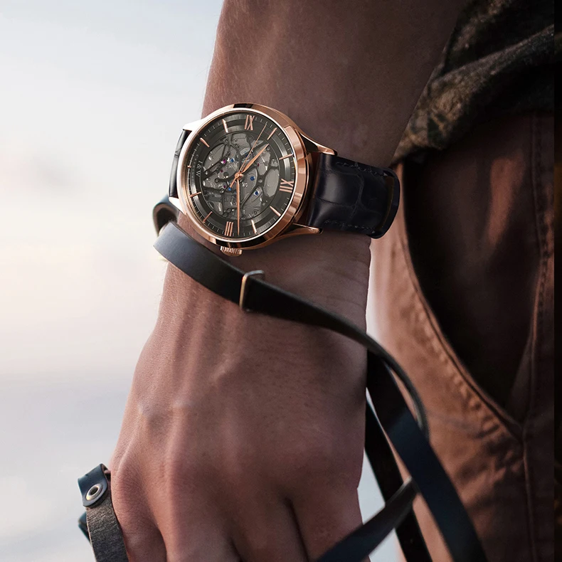 Часы наручные I &amp W Мужские автоматические брендовые роскошные механические