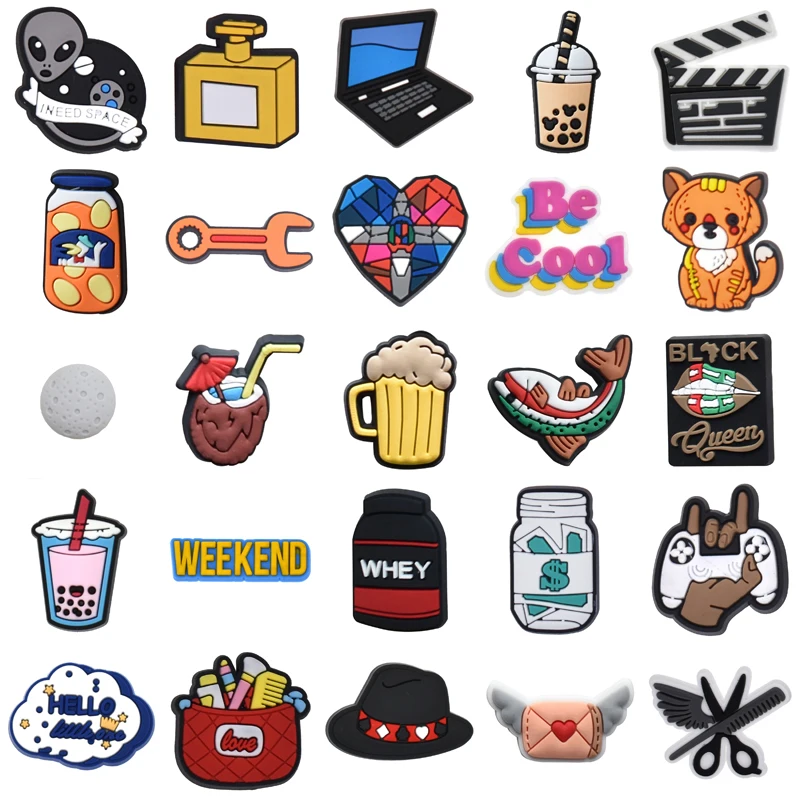 

Оптовая продажа, Детские аксессуары для обуви, подарочные наборы, набор для мальчиков, джинсы, булавки для мужчин и девочек, подвески для обуви, украшения для крокса, женщин, очаровательные