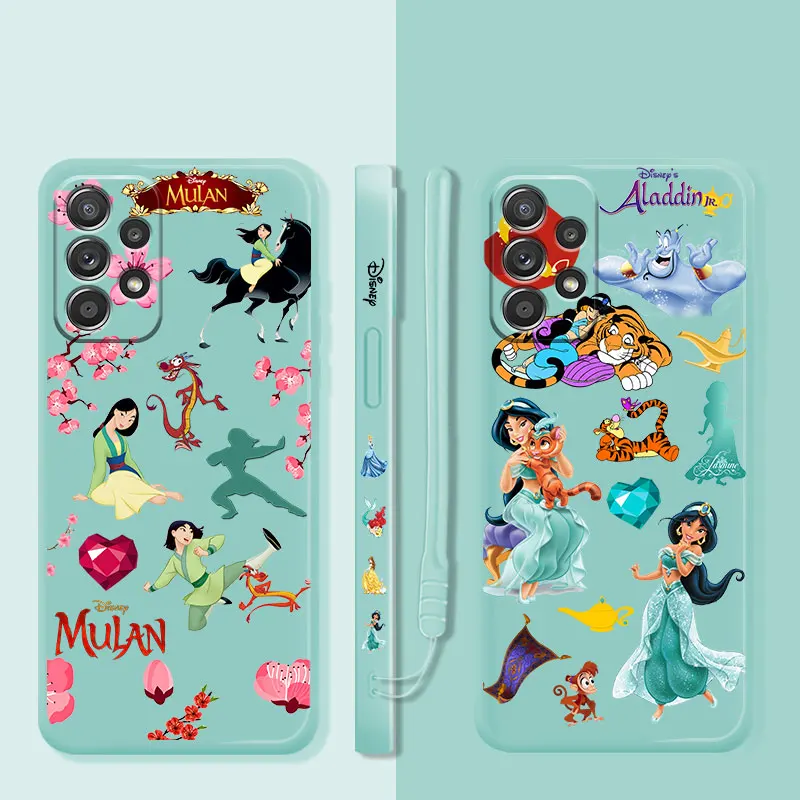 

Mulan Liquid Candy Silicone Case For Samsung Galaxy A73 A71 A72 A12 A21s A22 A23 A31 A32 A51 A52 A52s A53 A02s Funda