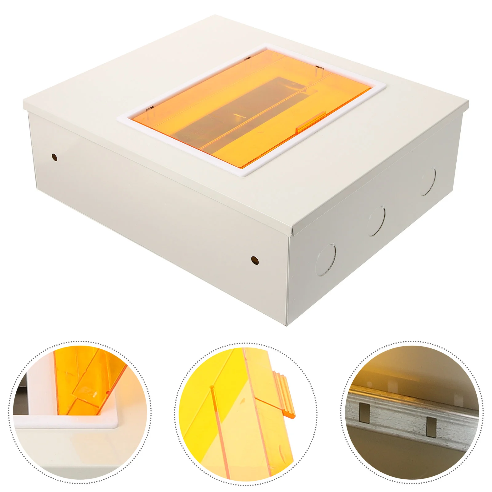 

Breaker Box Electrical Panel Box Cover 8-loop Weatherproof Electrical Box Case