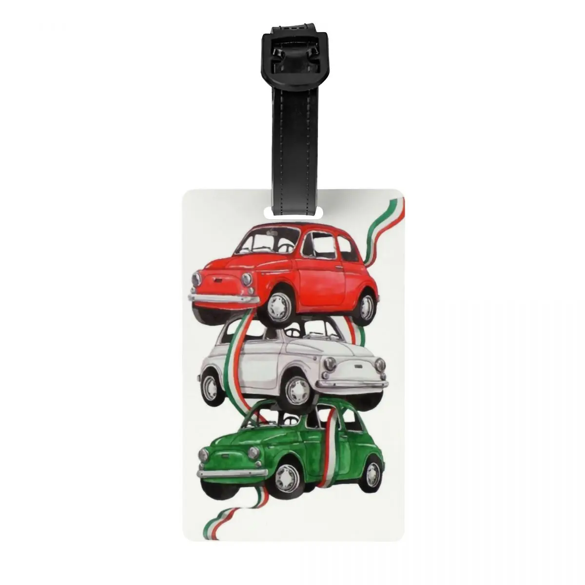 

Винтажный итальянский флаг, автомобильная бирка для багажа, итальянская гордость, дорожная сумка, чемодан, личная Обложка, идентификационная бирка