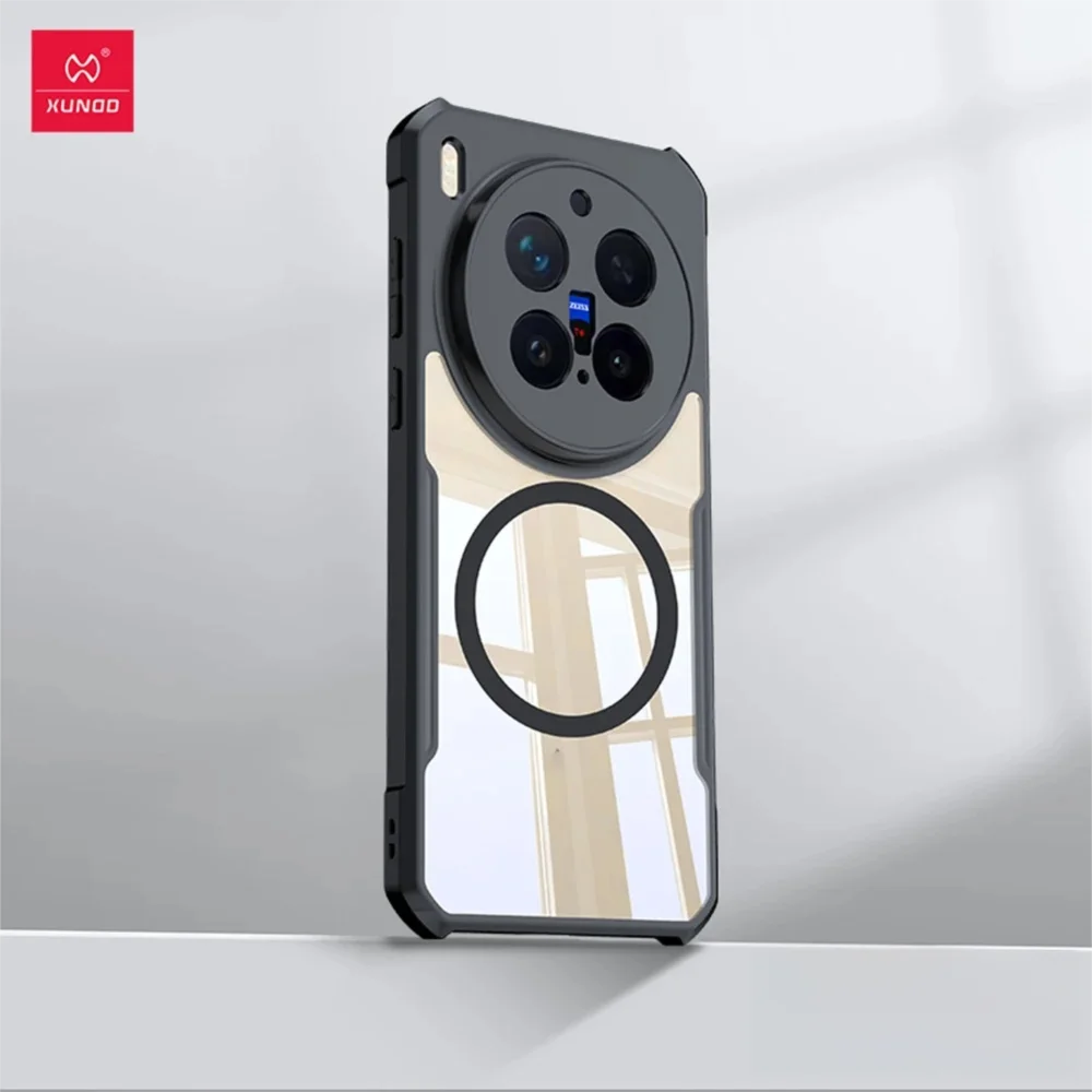Чехол XUNDD для VIVO X300 Pro, чехол для VIVO X200, подушка безопасности, противоударная защита камеры, прозрачная крышка с перемешивкой, защита от пальцев (art.: 3920d29191b50) - 3920d29191b50