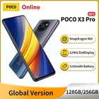 Новейший POCO X3 Pro 128 ГБ256 ГБ Восьмиядерный процессор Snapdragon 860 120 Гц DotDisplay 5160 мАч аккумулятор поддерживает быструю зарядку 33 Вт NFC