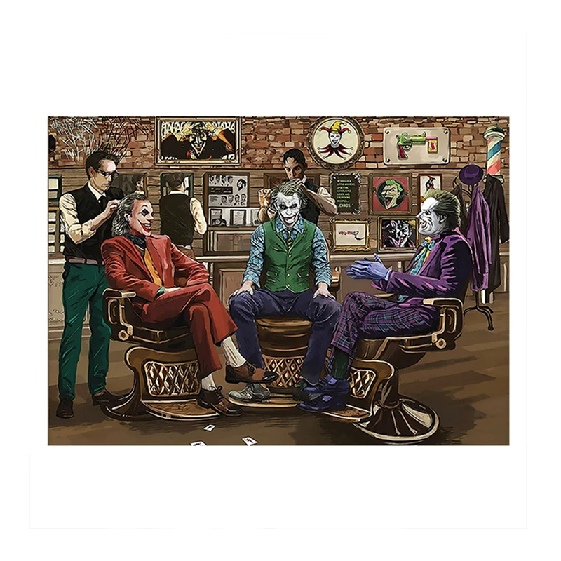 Набор для алмазной живописи сделай сам 5D Забавный Клоун Парикмахерская стрижка