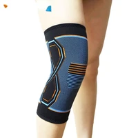 1pc compression knee brace workout knee support for joint pain relief running biking basketball knitted knee sleeve for adult
