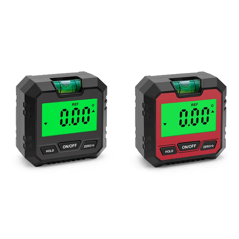

Precision Digital Inclinometer Electron Goniometers Magnetic Base Digital Protractor Angle Finder Bevel Box