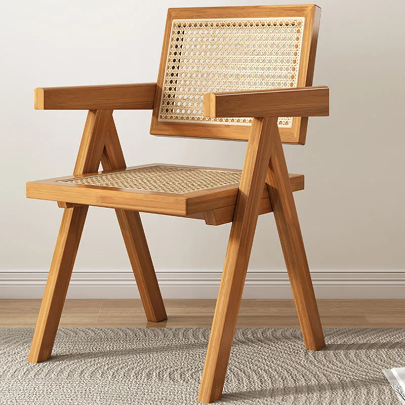 S Antique Nordic Mobile Armrest Dining Chairs Yellow Chaise Chaises Longues Dinning Table Set Furniture