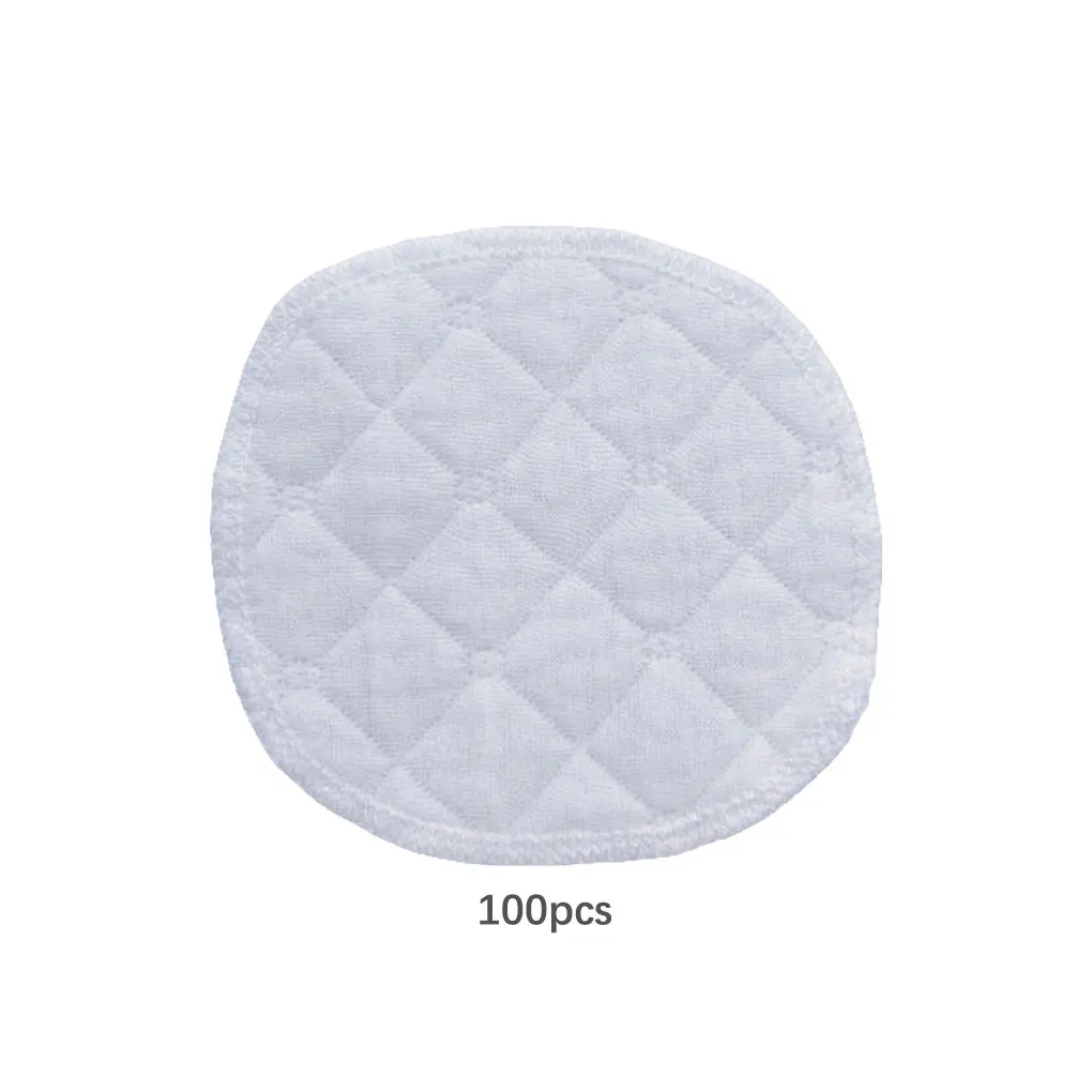 

Pack of 100 Women Breathable Breast Pad Breastfeeding Anti-overflow Mats Baby Nursing Reusable Milk Absorber Nipple Cover
