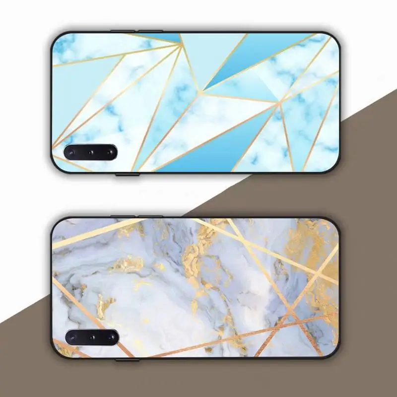 

Geometric Marble Phone Case For Samsung Galaxy Note 10Pro Note20ultra note20 note10lite M30S Coque