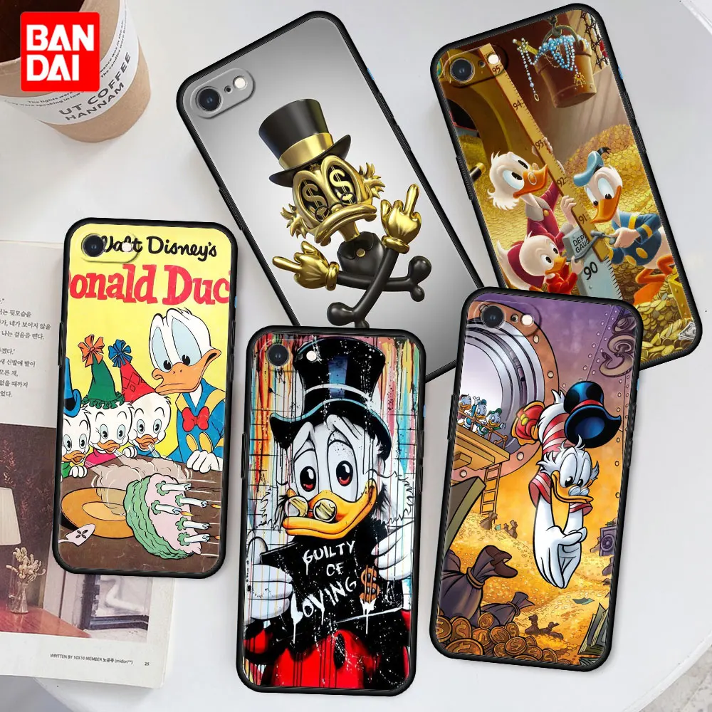 

Disney Donald Duck Cartoon Phone Case for Apple iPhone 8 7 6 6s Plus X XS Max XR Se 2020 7plus 8plus Xsmax Casing Japan Couple