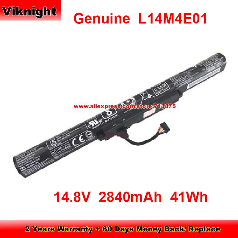 Оригинальный аккумулятор L14M4E01 L14L4E01 для Lenovo Yoga 500-14ACZ 5B10H13091 5B10H13094 5B10H30033 500-15isk 14.8V