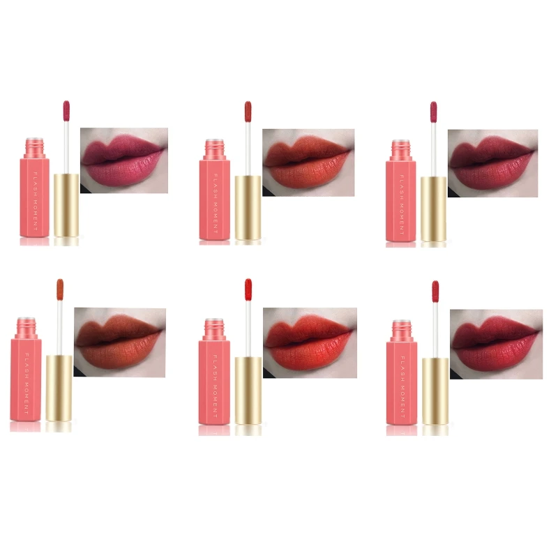 

Women Liquid Lipstick High Pigmented Rich Color Matte Finish Lips Make Up Gift