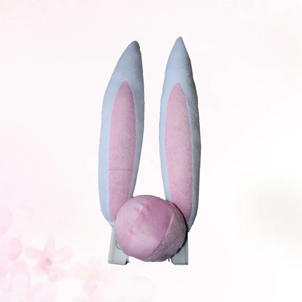 

Car Decorations Easter Decoration Ears Rabbit Nose Bunny Christmas Reindeer Kit Auto Antlers Vehicle Parts Girl Spare