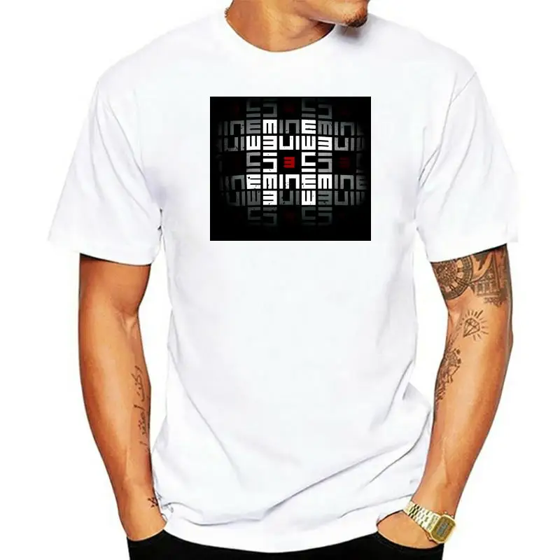

Eminem Texts Hip Hop Rap Men T-shirt