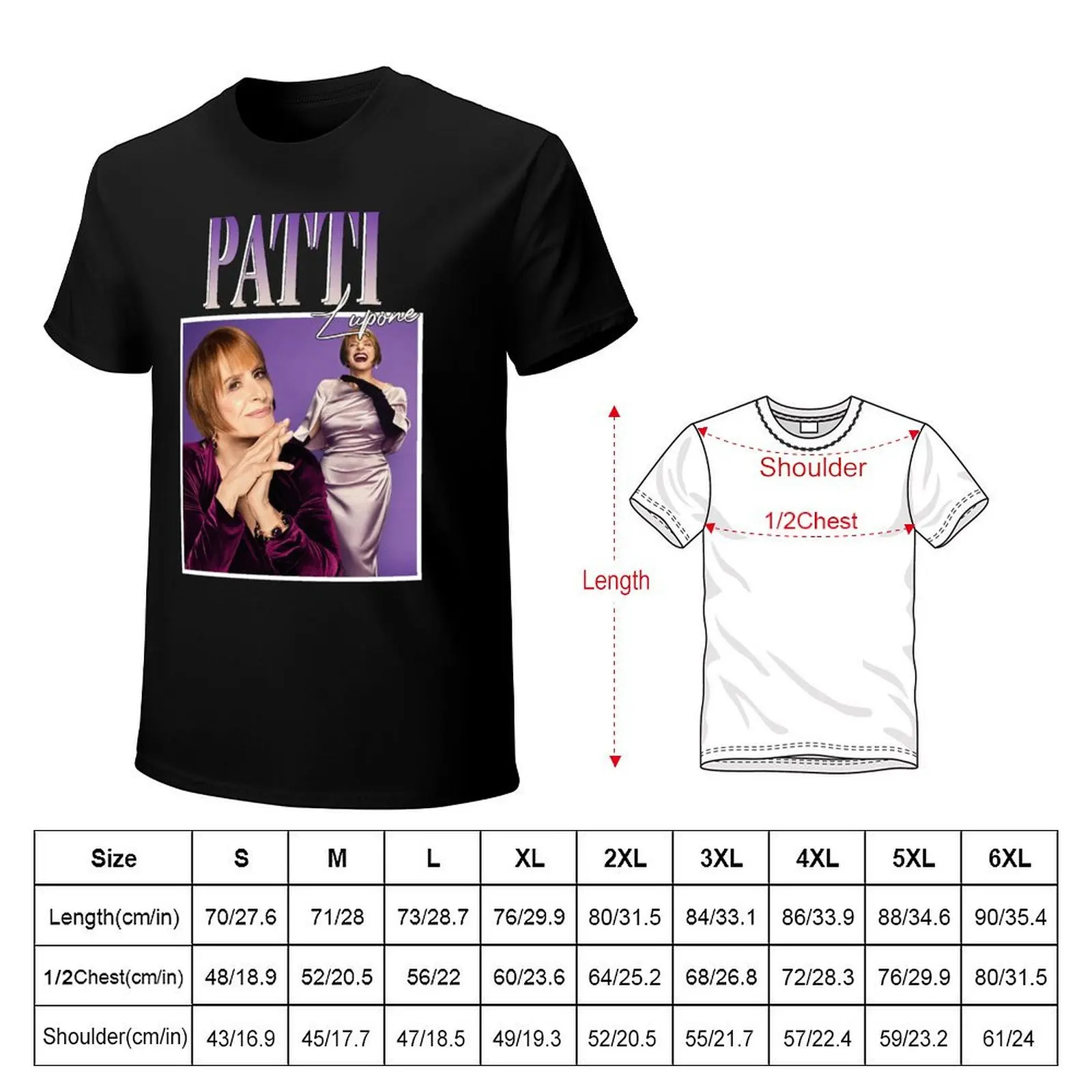 Фото Футболка Patti Lupone больших размеров, быстросохнущая спортивная футболка №2