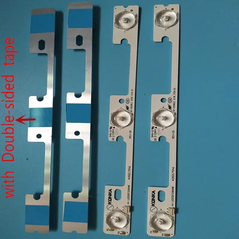 Новая светодиодная лента KONKA 32F230 0NE светодиодный 32F2300FX 208 35017946 35017947 4 шт./компл. светодиодный, 6 в, 35017948 мм