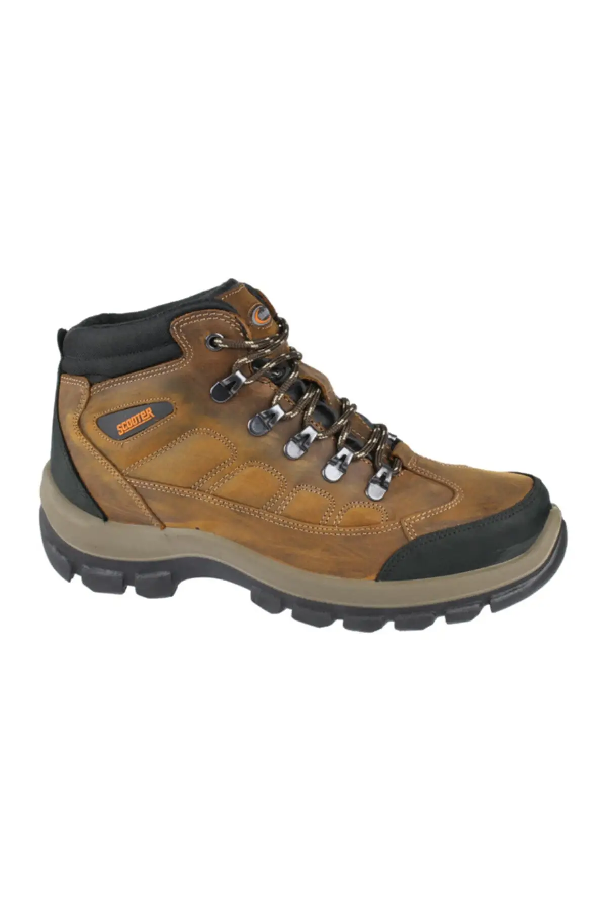 

Waterproof crazy leather brown mcka Outdoor Casual Shoes Warm Activities Hiking Boots Quality Work Boots