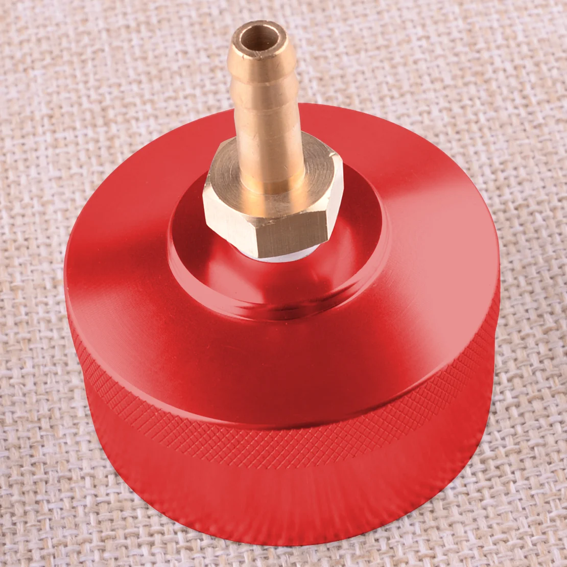 Красная расширенная крышка топливного бензобака со шланговым разъемом 1/4 дюйма